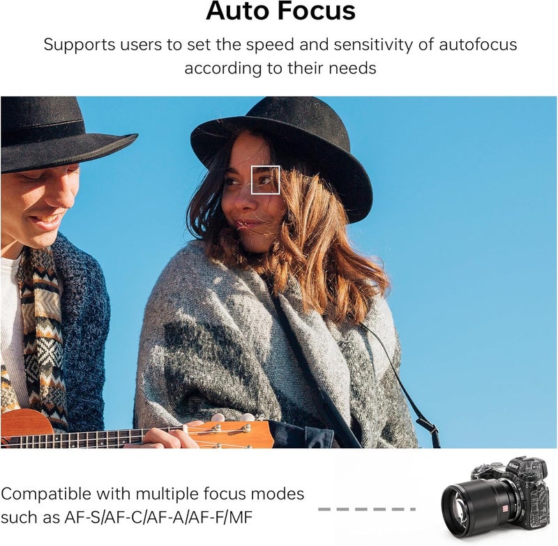 VILTROX E-Z Lens Adapter Auto Focus Adapter Compatible with Sony E-Mount Lens to Mirrorless Nikon Z-Mount Cameras Z5 Z50 Z6 Z6II Z7 Z7II Zfc - Image 3